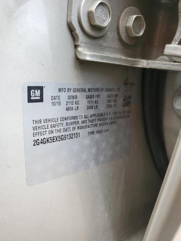 2G4GK5EX5G9132131 - 2016 BUICK REGAL TAN photo 12