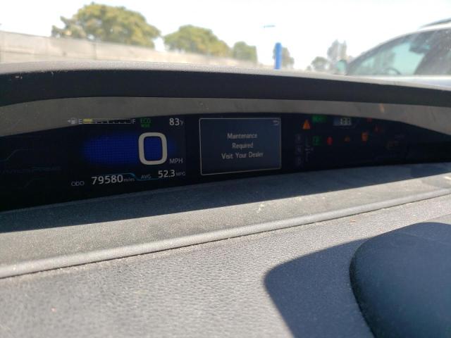 JTDKARFP0J3076283 - 2018 TOYOTA PRIUS PRIM SILVER photo 9