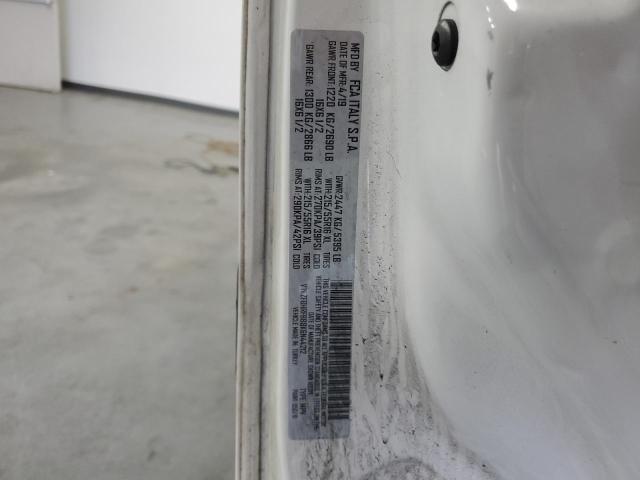 ZFBHRFBB8K6N44212 - 2019 RAM PROMASTER SLT WHITE photo 12