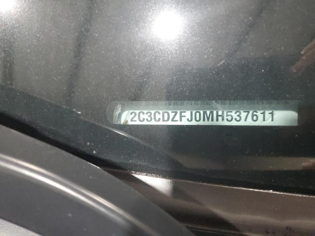 2C3CDZFJ0MH537611 - 2021 DODGE CHALLENGER R/T SCAT PACK BLACK photo 12