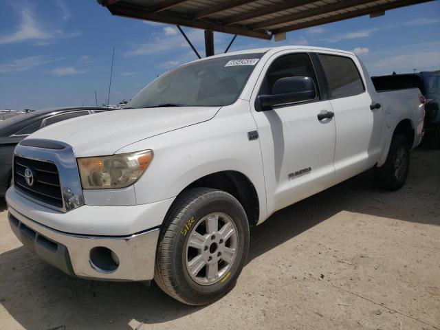 5TFET54138X023692 - 2008 TOYOTA TUNDRA CREWMAX WHITE photo 1