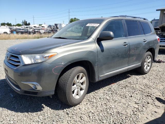 5TDBK3EH2CS125098 - 2012 TOYOTA HIGHLANDER BASE GREEN photo 1