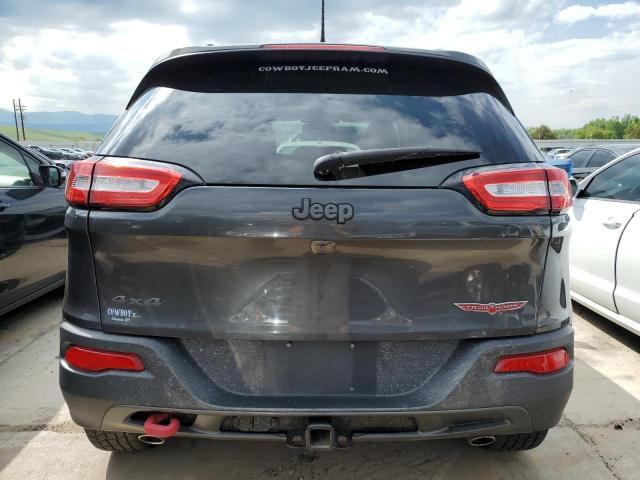 1C4PJMBS4FW780401 - 2015 JEEP CHEROKEE TRAILHAWK GRAY photo 6
