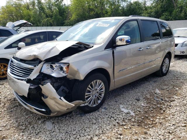 2C4RC1CG6DR691933 - 2013 CHRYSLER TOWN & COU TOURING L BEIGE photo 1