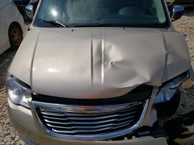 2C4RC1CG6DR691933 - 2013 CHRYSLER TOWN & COU TOURING L BEIGE photo 12