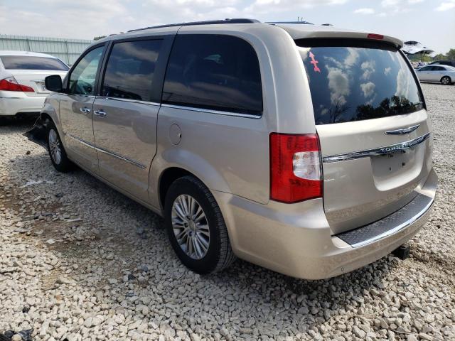 2C4RC1CG6DR691933 - 2013 CHRYSLER TOWN & COU TOURING L BEIGE photo 2