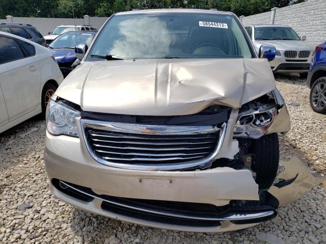 2C4RC1CG6DR691933 - 2013 CHRYSLER TOWN & COU TOURING L BEIGE photo 5