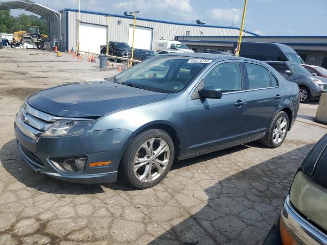 3FAHP0HA7CR216093 - 2012 FORD FUSION SE BLUE photo 1