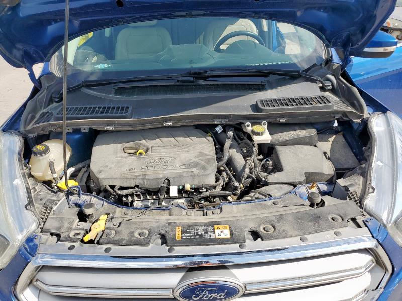 1FMCU0JD7HUE32989 - 2017 FORD ESCAPE TITANIUM ლურჯი ფოტო 12