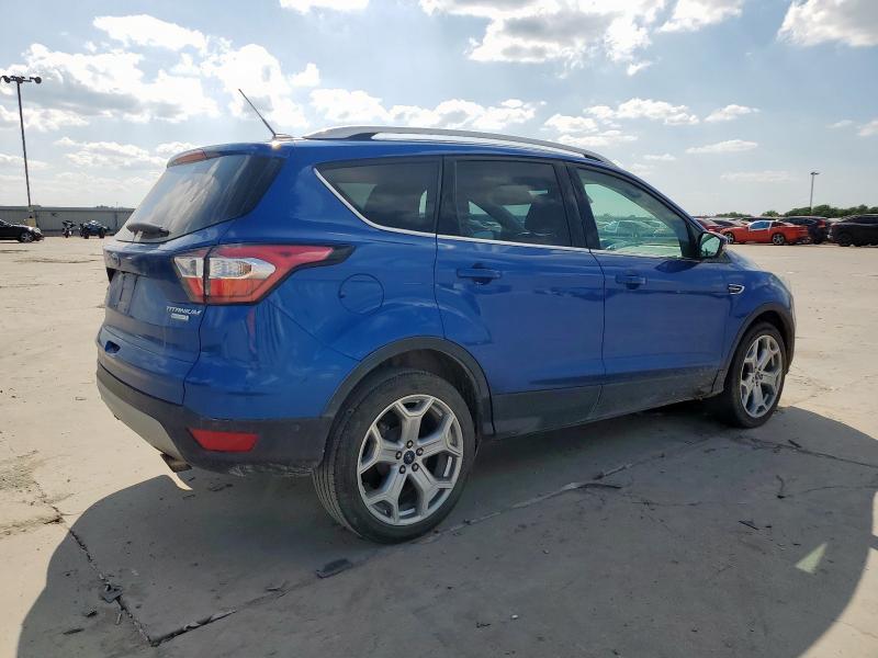 1FMCU0JD7HUE32989 - 2017 FORD ESCAPE TITANIUM ლურჯი ფოტო 3