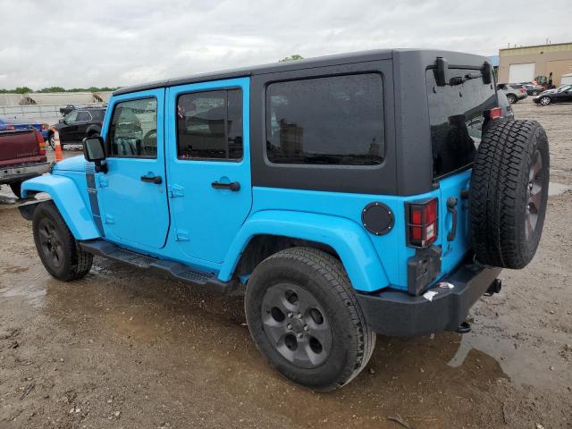 1C4BJWDG7HL566263 - 2017 JEEP WRANGLER U SPORT BLUE photo 2