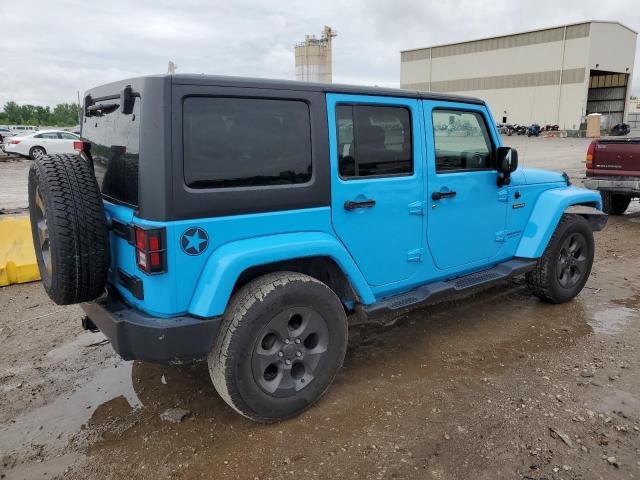 1C4BJWDG7HL566263 - 2017 JEEP WRANGLER U SPORT BLUE photo 3