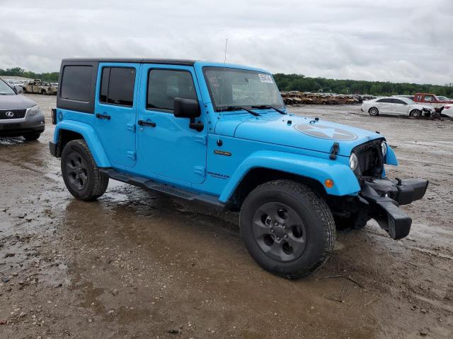 1C4BJWDG7HL566263 - 2017 JEEP WRANGLER U SPORT BLUE photo 4