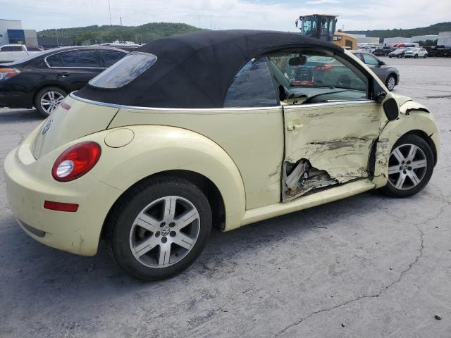 3VWRF31Y76M312301 - 2006 VOLKSWAGEN NEW BEETLE CONVERTIBLE OPTION PACKAGE 1 YELLOW photo 3