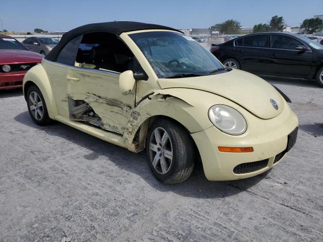 3VWRF31Y76M312301 - 2006 VOLKSWAGEN NEW BEETLE CONVERTIBLE OPTION PACKAGE 1 YELLOW photo 4