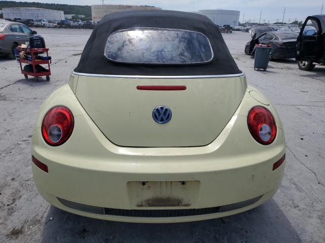 3VWRF31Y76M312301 - 2006 VOLKSWAGEN NEW BEETLE CONVERTIBLE OPTION PACKAGE 1 YELLOW photo 6