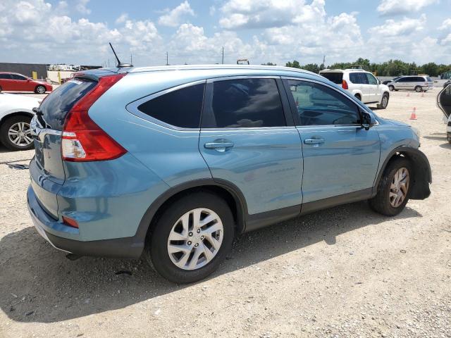 2HKRM3H77FH518228 - 2015 HONDA CR-V EXL TURQUOISE photo 3