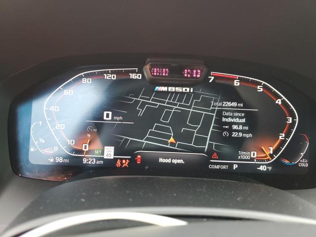 WBAFY4C02PCM74530 - 2023 BMW M850XI GRAY photo 9