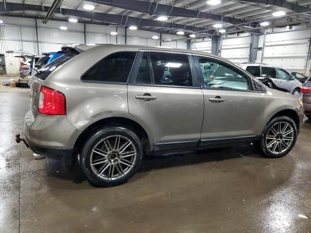 2FMDK4JC4EBA92338 - 2014 FORD EDGE SEL GRAY photo 3