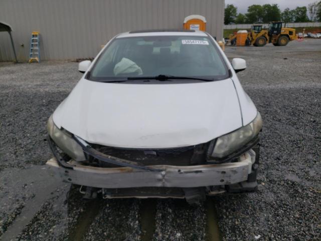 19XFB2F92DE065936 - 2013 HONDA CIVIC EXL WHITE photo 5