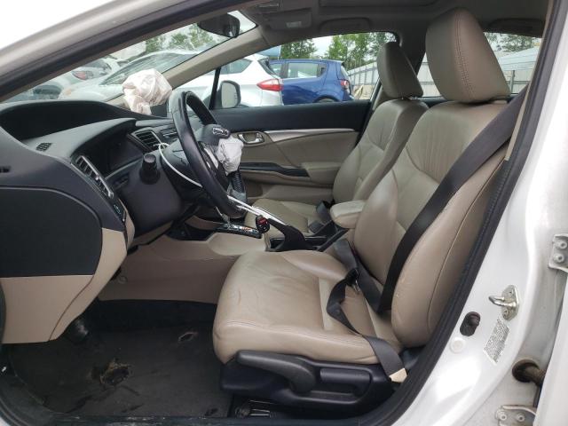 19XFB2F92DE065936 - 2013 HONDA CIVIC EXL WHITE photo 7