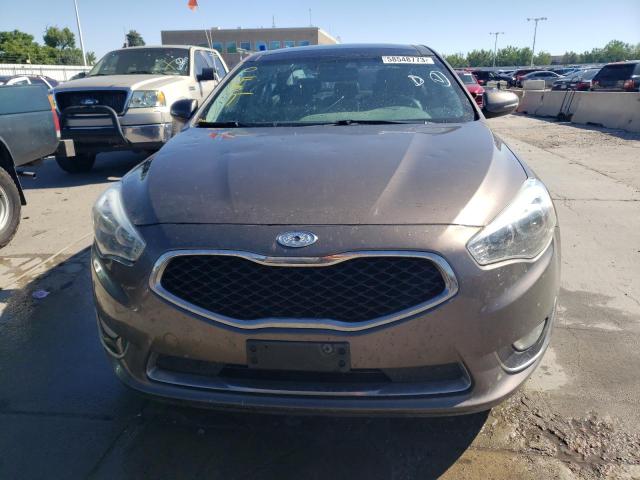 KNALN4D76E5125962 - 2014 KIA CADENZA PREMIUM BROWN photo 5