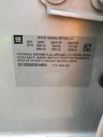 1G11E5SA5GU144664 - 2016 CHEVROLET MALIBU LIM LTZ SILVER photo 12