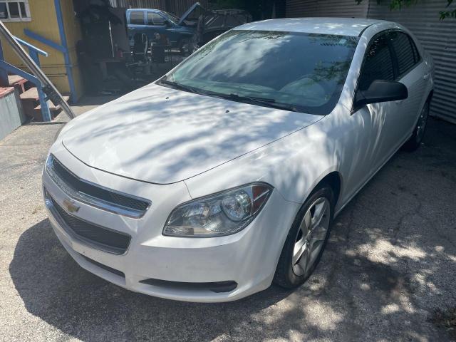 1G1ZA5EU4CF373372 - 2012 CHEVROLET MALIBU LS WHITE photo 2