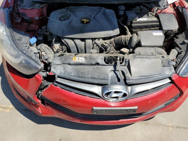 KMHDH6AE0DU010058 - 2013 HYUNDAI ELANTRA CO GS RED photo 11