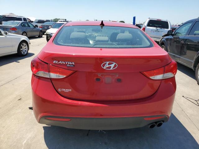 KMHDH6AE0DU010058 - 2013 HYUNDAI ELANTRA CO GS RED photo 6