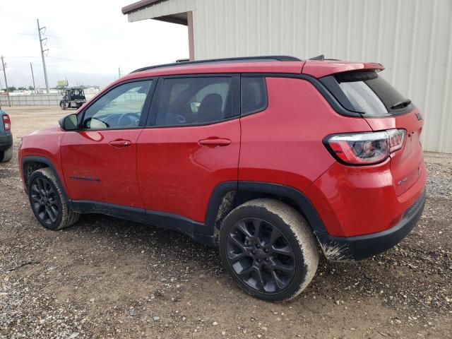 3C4NJDEB2MT595009 - 2021 JEEP COMPASS 80TH EDITION RED photo 2