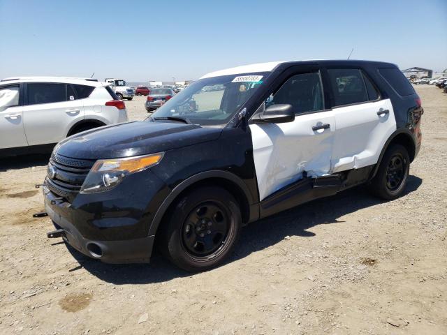 1FM5K8AR1EGA91849 - 2014 FORD EXPLORER POLICE INTERCEPTOR TWO TONE photo 1