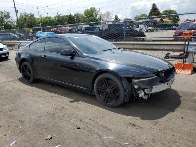 WBAEH73415B216261 - 2005 BMW 645 CI AUTOMATIC BLACK photo 4
