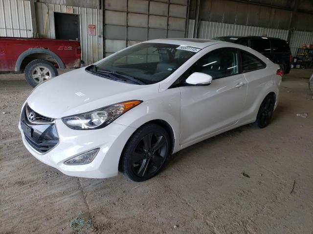 KMHDH6AE0DU006219 - 2013 HYUNDAI ELANTRA CO GS WHITE photo 1