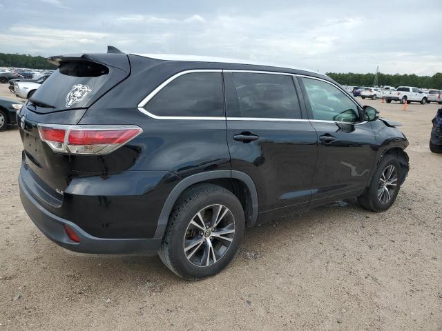 5TDKKRFH0GS501529 - 2016 TOYOTA HIGHLANDER XLE Սև լուսանկար 3