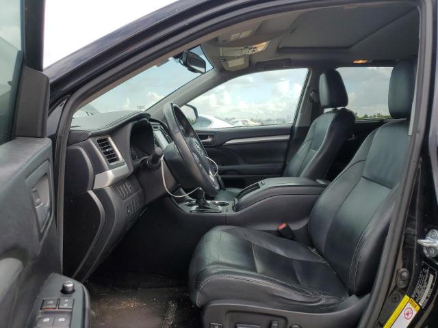 5TDKKRFH0GS501529 - 2016 TOYOTA HIGHLANDER XLE Սև լուսանկար 7