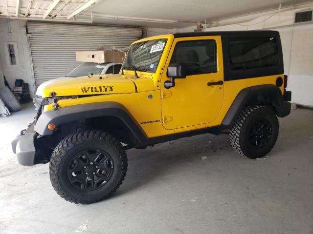 1C4AJWAG4FL704905 - 2015 JEEP WRANGLER SPORT YELLOW photo 1