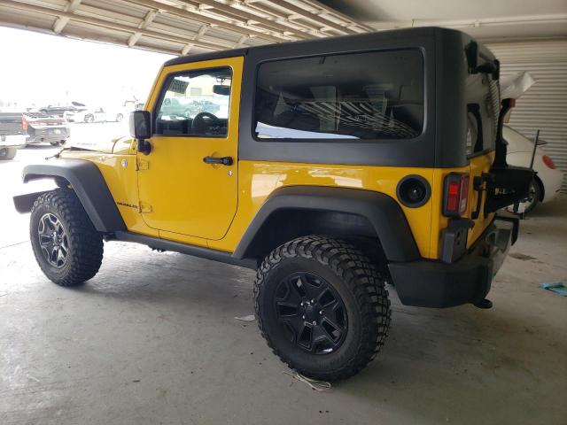 1C4AJWAG4FL704905 - 2015 JEEP WRANGLER SPORT YELLOW photo 2