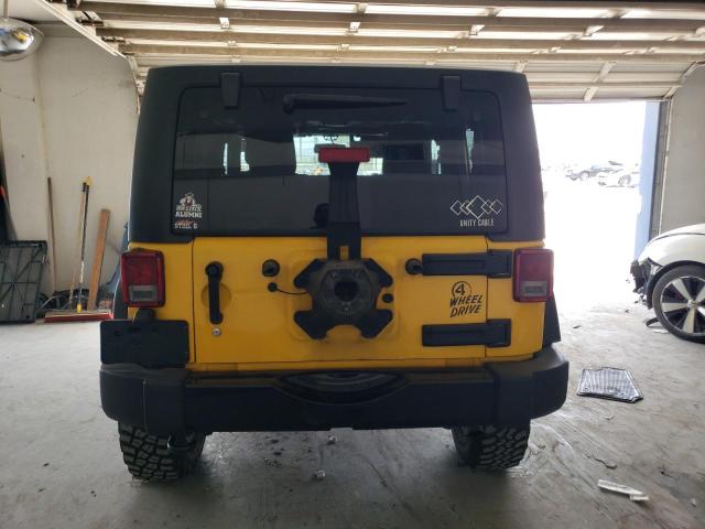 1C4AJWAG4FL704905 - 2015 JEEP WRANGLER SPORT YELLOW photo 6