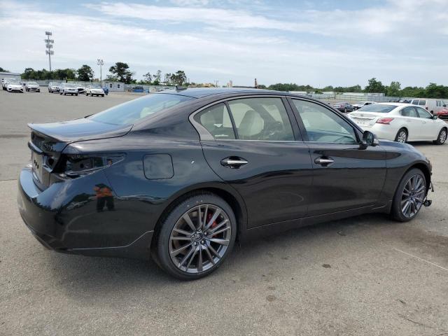 JN1FV7DR8PM590211 - 2023 INFINITI Q50 RED SPORT 400 BLACK photo 3