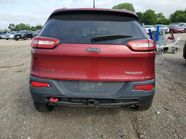 1C4PJMBS7EW161483 - 2014 JEEP CHEROKEE TRAILHAWK წითელი ფოტო 6