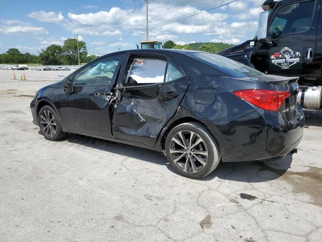 5YFBURHE7HP653041 - 2017 TOYOTA COROLLA L BLACK photo 2