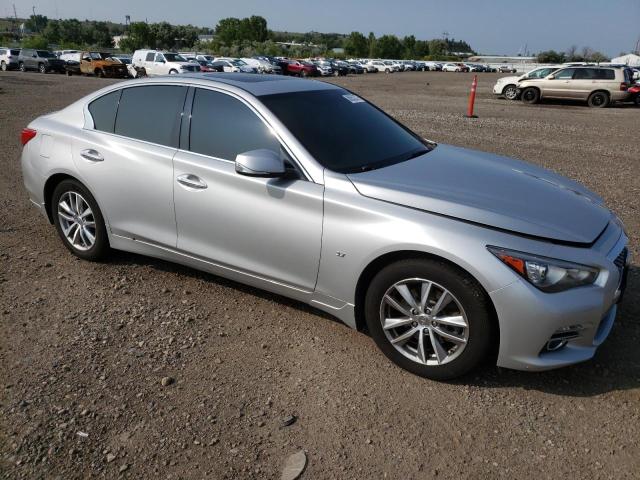 JN1BV7AR9FM420151 - 2015 INFINITI Q50 BASE SILVER photo 4