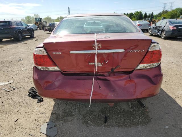 4T1BE32K25U024970 - 2005 TOYOTA CAMRY LE RED photo 6