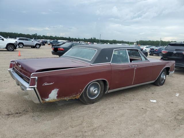 8Y82A831045 - 1968 LINCOLN CONTINENTA RED photo 3