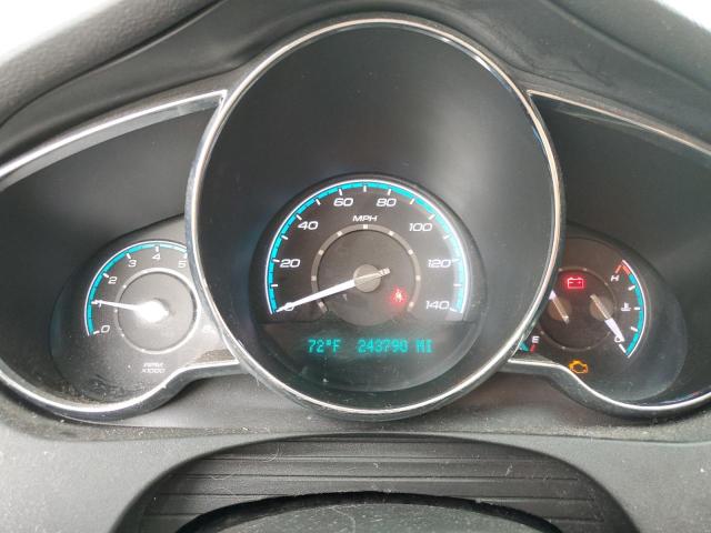 1G1ZE5EB7AF121759 - 2010 CHEVROLET MALIBU LTZ ვერცხლისფერი ფოტო 9