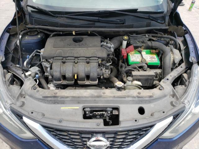 3N1AB7AP4GY316443 - 2016 NISSAN SENTRA S BLUE photo 11