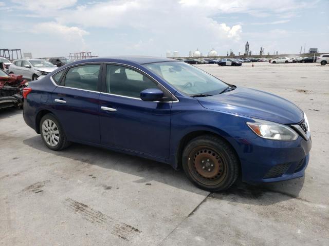 3N1AB7AP4GY316443 - 2016 NISSAN SENTRA S BLUE photo 4