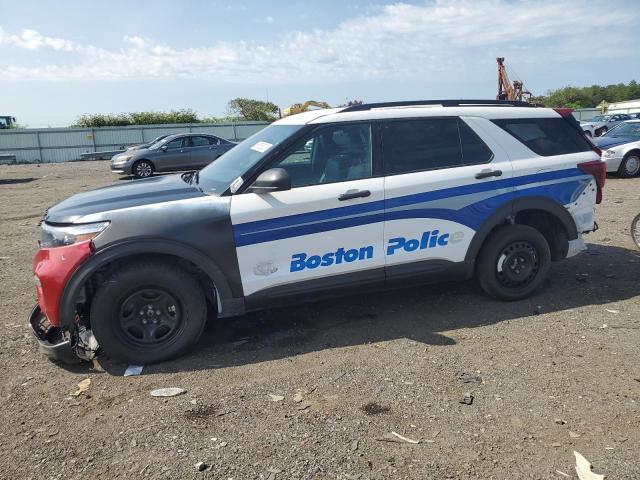 1FM5K8AW4MNA10598 - 2021 FORD EXPLORER POLICE INTERCEPTOR BLACK photo 1
