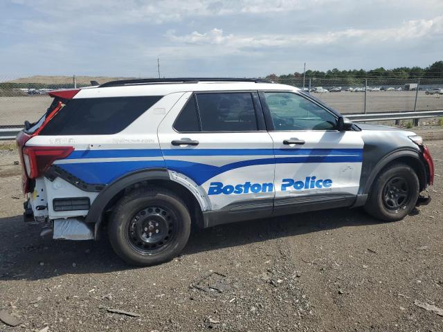 1FM5K8AW4MNA10598 - 2021 FORD EXPLORER POLICE INTERCEPTOR BLACK photo 3